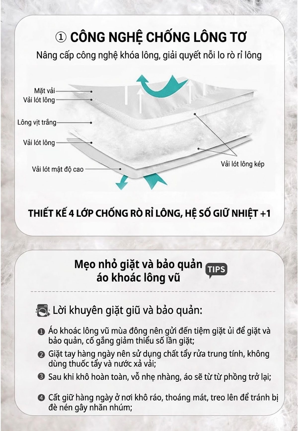 Áo Khoác Phao Nữ Ngắn Tay Dáng Bánh Mì Dày Dặn Vải Gió Màu Kem, Tím, Đen chi tiết 9