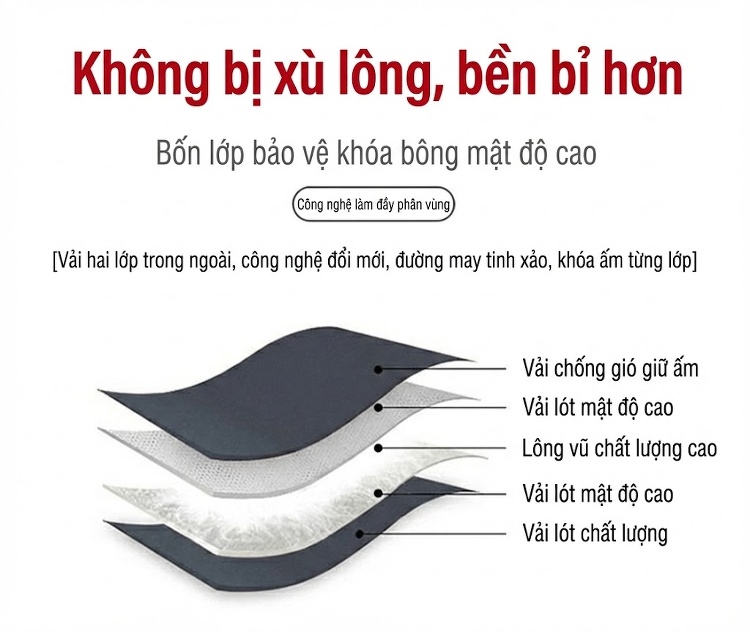 Áo Khoác Phao Nữ Ngắn Tay Thiết Kế Thời Trang Họa Tiết Da Báo Lót Lông Vũ Trắng Màu Nâu Đỏ, Nâu chi tiết 8