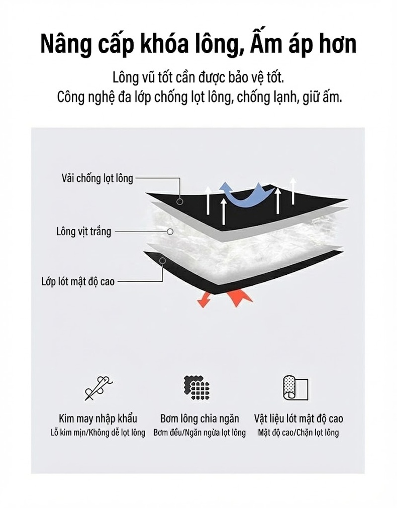 Áo Khoác Phao Nữ Ngắn Thêu Hoa Phong Cách Trung Hoa Cổ Điển Màu Hồng chi tiết 10