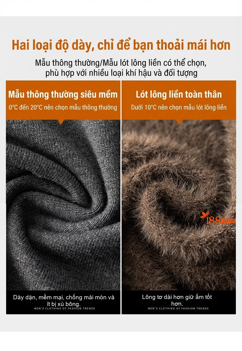 Áo Len Nam Dáng Ôm Cổ Sơ Mi Dệt Kim Tay Dài Màu Xám, Đen chi tiết 3