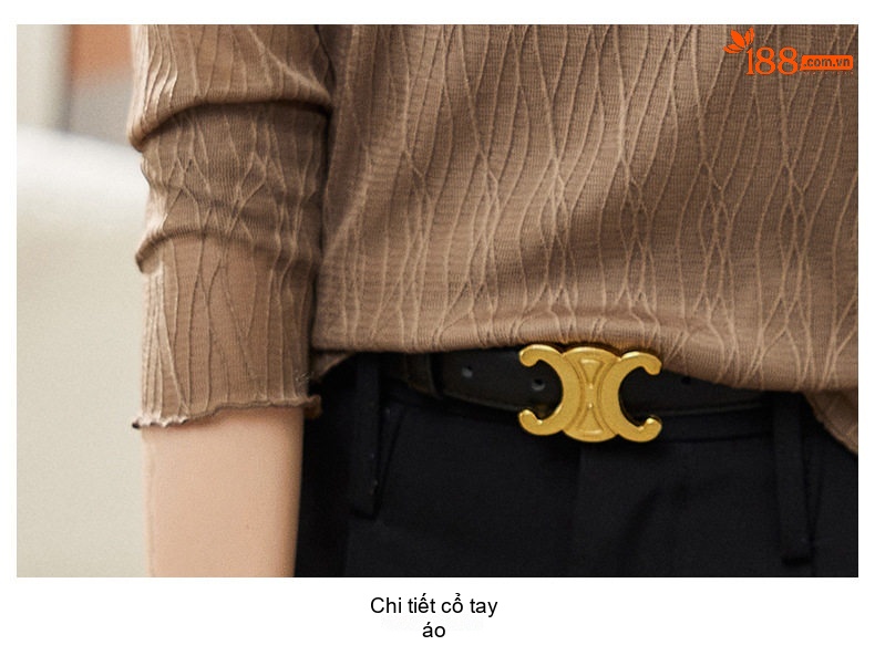 Áo Lót Lưới Nữ Dài Tay Cổ Lửng Ôm Dáng Phong Cách Thời Trang chi tiết 32