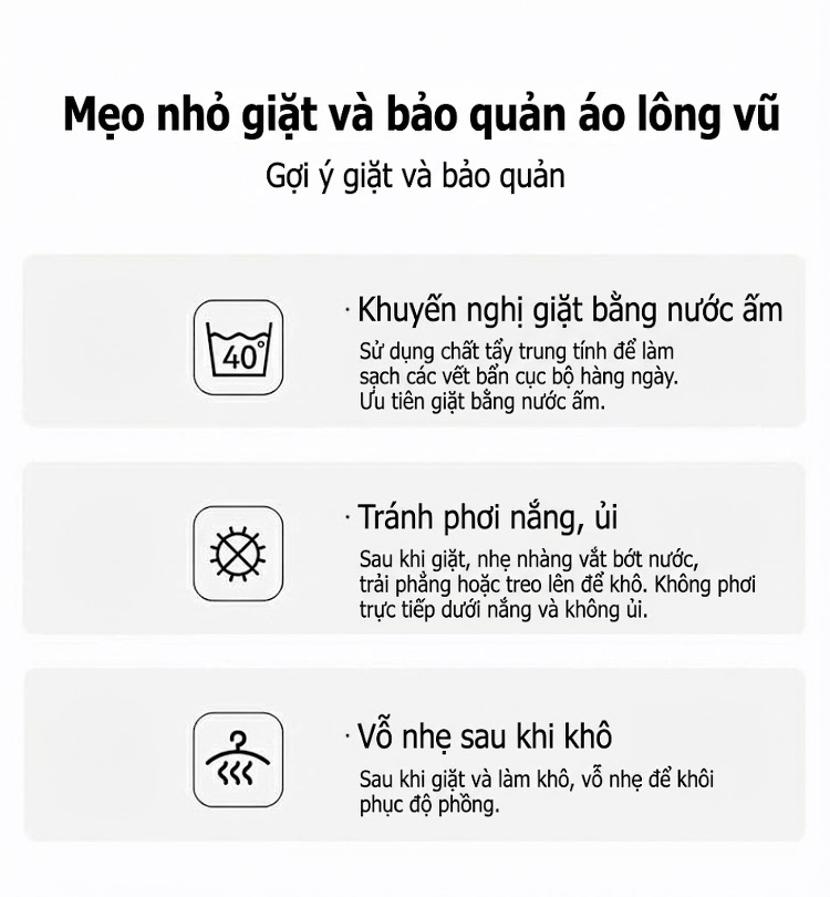 Áo Phao Lông Vũ Nữ Dáng Ngắn Dày Dặn Ấm Áp Màu Trắng, Nâu, Đen chi tiết 14