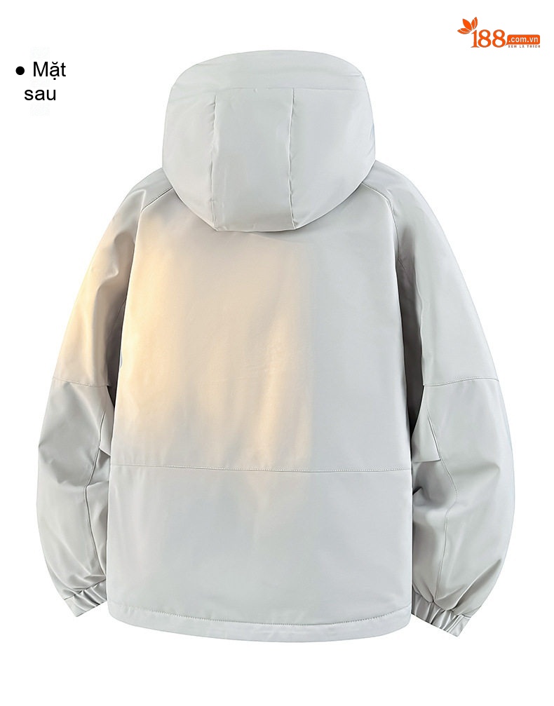 Áo Phao Nam Nữ 90% Lông Nhung Áo Khoác Parka Dáng Rộng Mũ Trùm Đầu Dày Dặn Màu Vàng, Trắng, Đen chi tiết 18