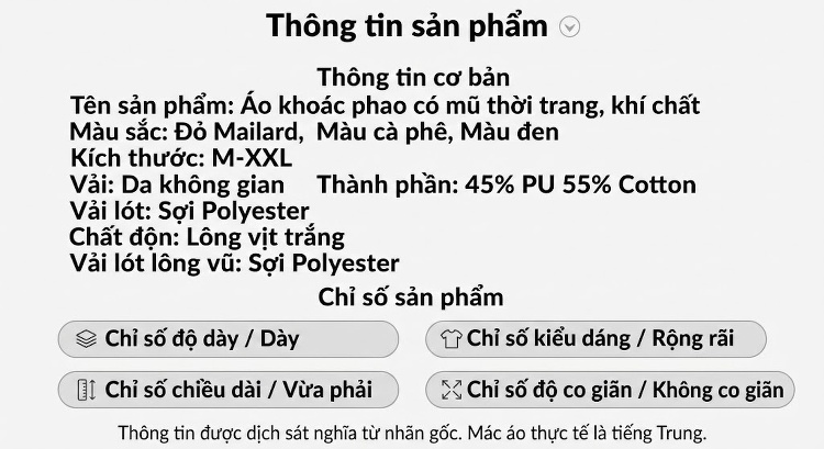 Áo Phao Nữ Ngắn Da Bóng Dáng Bánh Mì Lông Vũ Trắng Màu Đỏ Rượu Vang, Nâu, Đen chi tiết 20