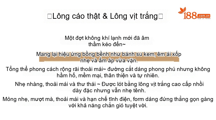 Áo Phao Nữ Ngắn Dáng Nhỏ Gọn Lót Lông Vũ Dày Ấm Phong Cách Hàn Quốc Màu Đen, Trắng, Nâu, Be chi tiết 3