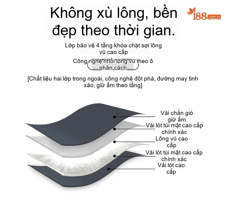 Áo Phao Nữ Ngắn Dáng Nhỏ Gọn Lót Lông Vũ Dày Ấm Phong Cách Hàn Quốc Màu Đen, Trắng, Nâu, Be chi tiết 8