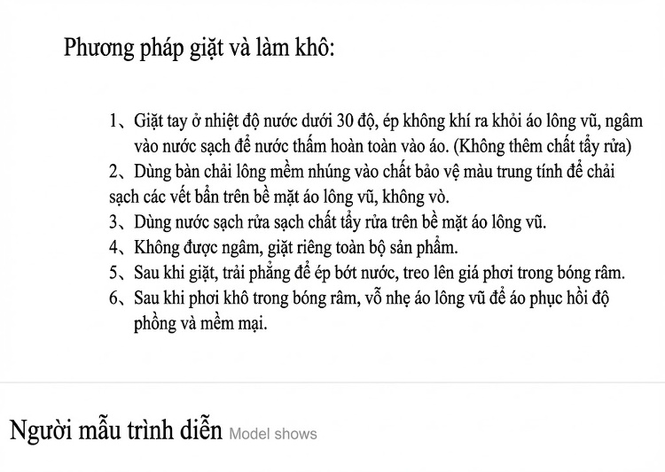 Áo Phao Nữ Ngắn Dáng Nhỏ Gọn Lót Lông Vũ Dày Ấm Phong Cách Hàn Quốc Màu Đen, Trắng, Nâu, Be chi tiết 13