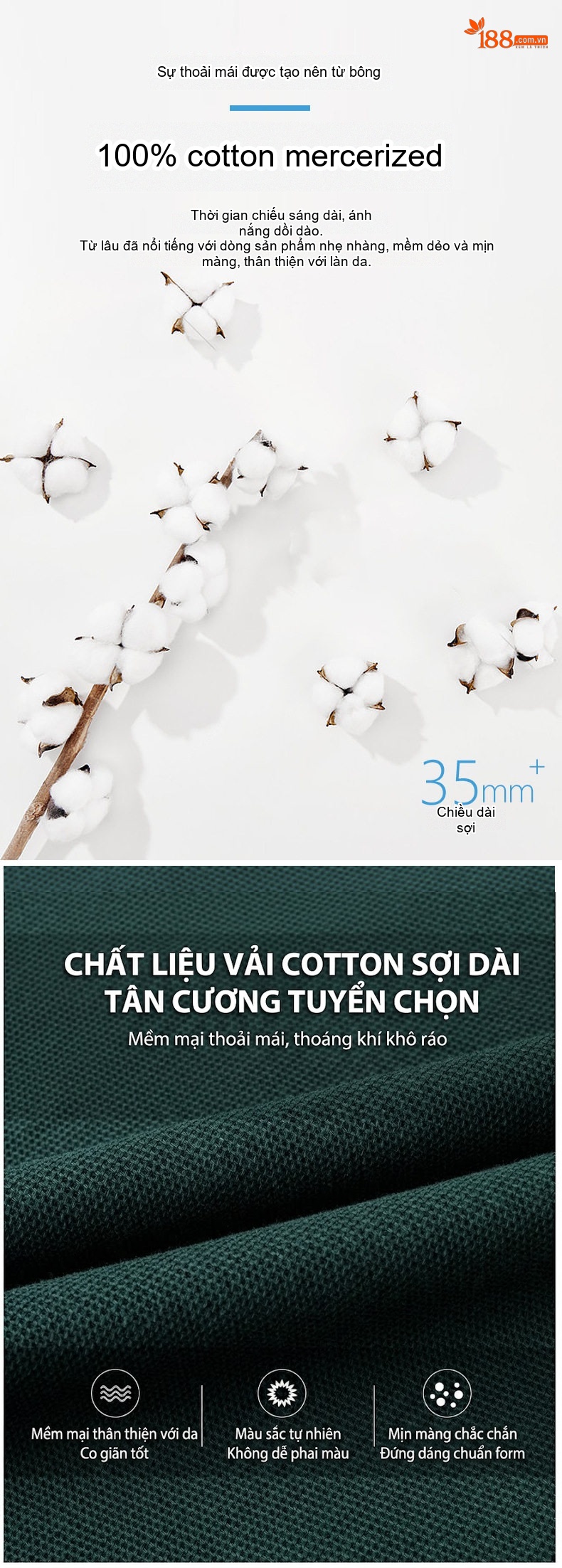 Áo Polo Nam Cổ Bẻ Cotton Sợi Mát Thoáng Khí Nhiều Màu chi tiết 4
