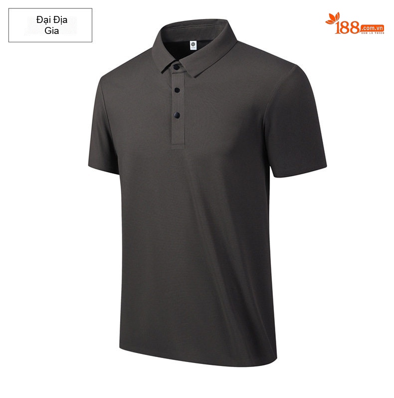 Áo Polo Nam Cổ Bẻ Không Nhăn Thoáng Mát Màu Xám, Xanh Navy, Be chi tiết 13