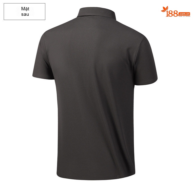 Áo Polo Nam Cổ Bẻ Không Nhăn Thoáng Mát Màu Xám, Xanh Navy, Be chi tiết 14