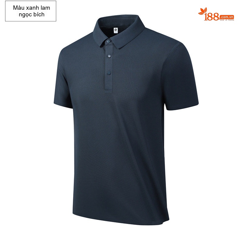 Áo Polo Nam Cổ Bẻ Không Nhăn Thoáng Mát Màu Xám, Xanh Navy, Be chi tiết 15