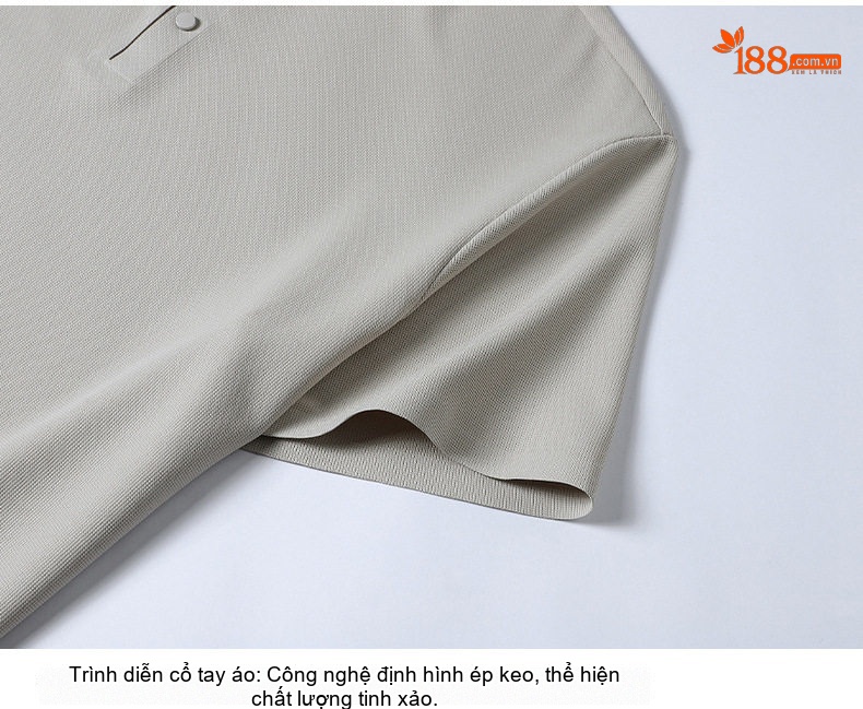 Áo Polo Nam Cổ Bẻ Không Nhăn Thoáng Mát Màu Xám, Xanh Navy, Be chi tiết 26