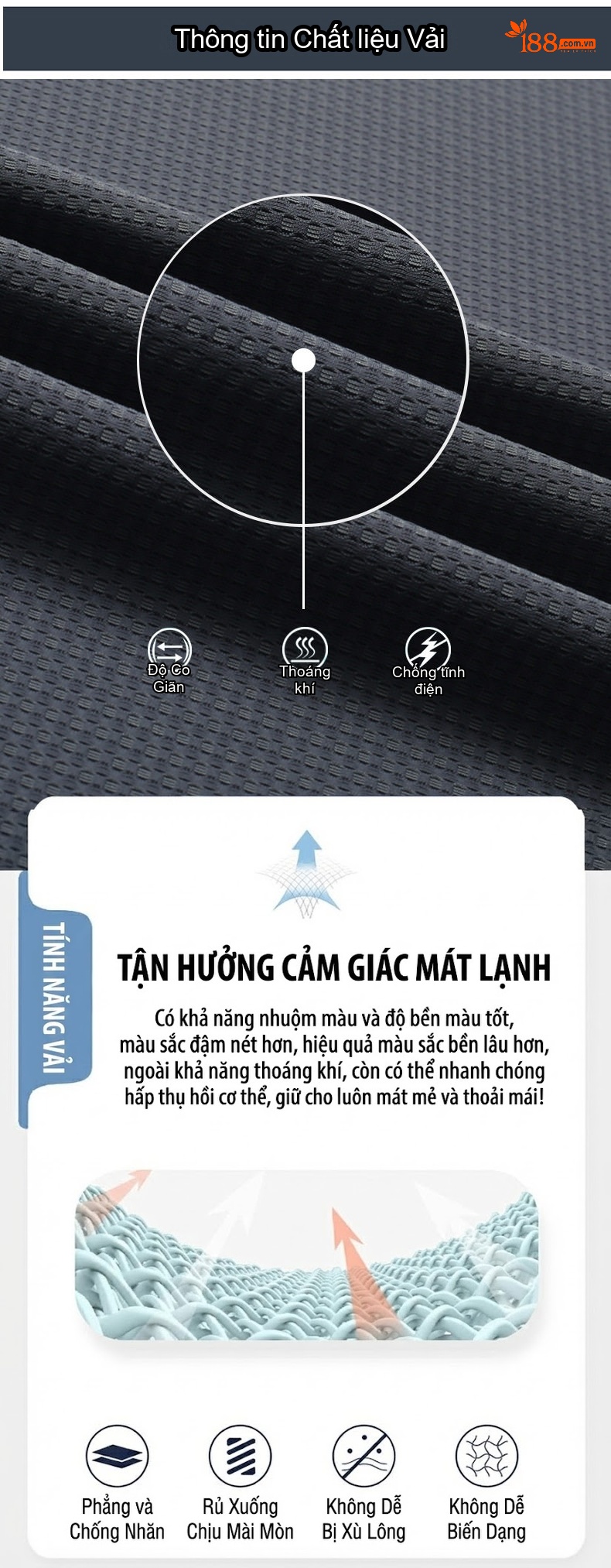 Áo Polo Nam Cổ Bẻ Ngắn Tay Vải Gấm Án Thoáng Mát Chống Nhăn Phong Cách Doanh Nhân Màu Đen, Xám, Tím chi tiết 3