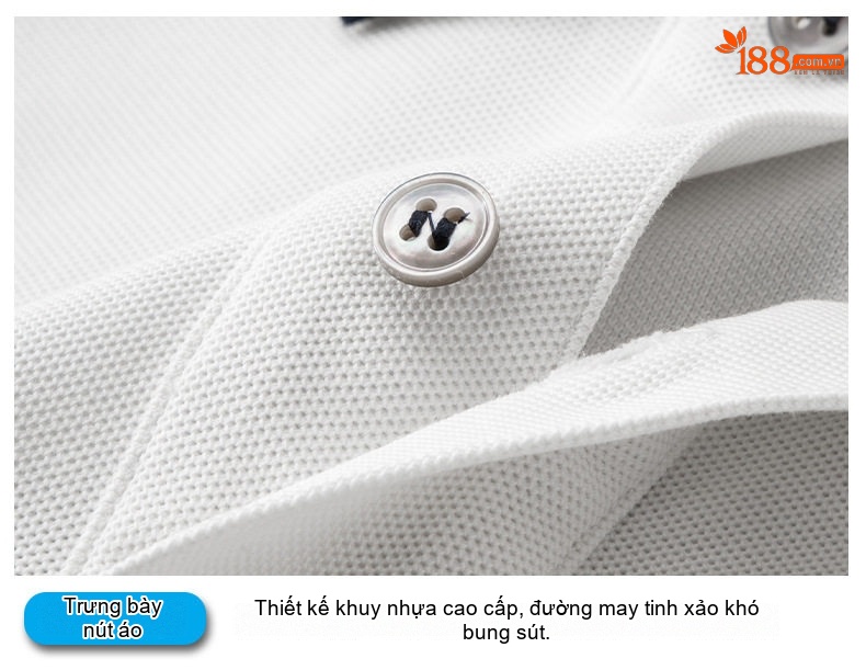 Áo Polo Nam Cổ Bẻ Tay Ngắn Dáng Rộng Màu Đen, Hồng, Trắng, Xám... chi tiết 26