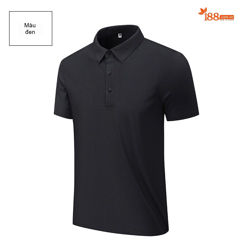 Áo Polo Nam Cổ Bẻ Vải Waffle Chống Nắng Thoáng Mát Màu Xám, Trắng chi tiết 12