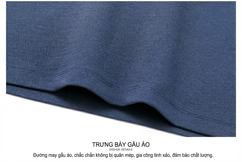 Áo Polo Nam Dài Tay Dệt Kim Cashmere Chống Nhăn Phong Cách Doanh Nhân Màu Xám, Xanh, Đỏ, Đen... chi tiết 43