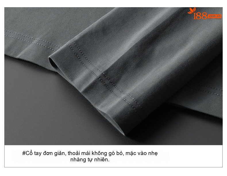 Áo Polo Nam Dài Tay Modal Cotton Kiểu Dáng Slimfit Màu Trắng, Xanh Navy, Xám, Đen... chi tiết 14