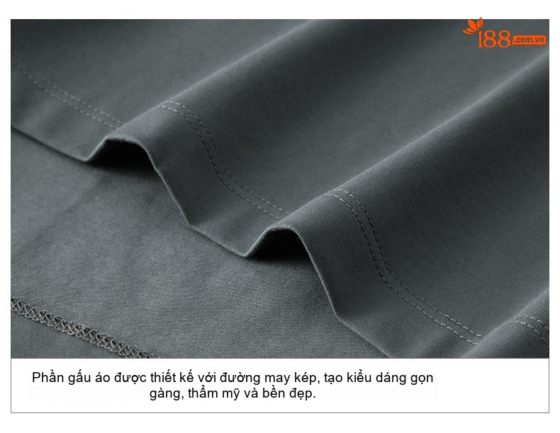 Áo Polo Nam Dài Tay Modal Cotton Kiểu Dáng Slimfit Màu Trắng, Xanh Navy, Xám, Đen... chi tiết 15