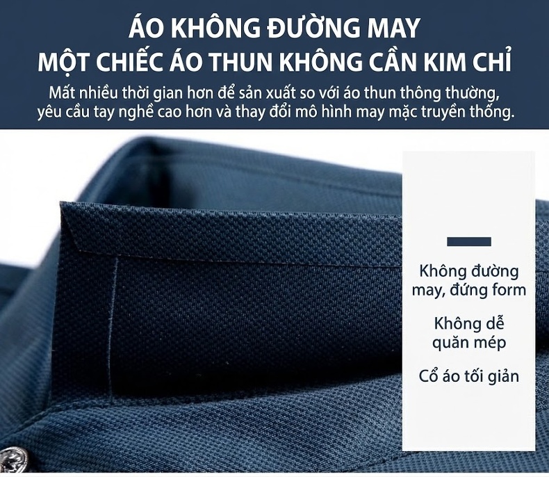 Áo Polo Nam Lụa Tằm Cao Cấp Tay Ngắn Phong Cách Doanh Nhân Màu Xanh Navy, Xám chi tiết 21