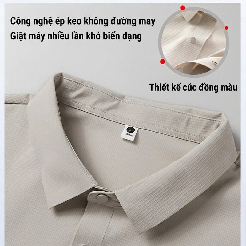 Áo Polo Nam Ngắn Tay Áo Thun Ice Silk Chống Nắng UPF50+ Thoáng Mát Màu Xám, Xanh, Nâu...