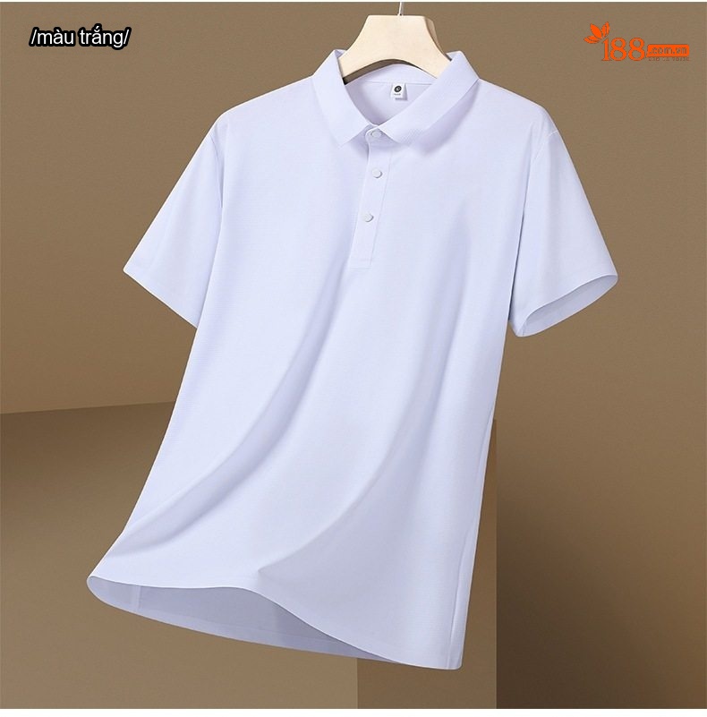 Áo Polo Nam Ngắn Tay Áo Thun Ice Silk Chống Nắng UPF50+ Thoáng Mát Màu Xám, Xanh, Nâu... chi tiết 12