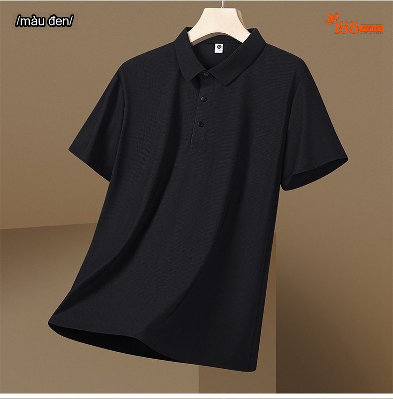 Áo Polo Nam Ngắn Tay Áo Thun Ice Silk Chống Nắng UPF50+ Thoáng Mát Màu Xám, Xanh, Nâu... chi tiết 13