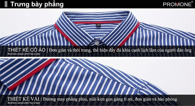 Áo Polo Nam Sọc Ngang Lụa Tằm Tơ Mềm Mại Thoáng Mát Màu Xanh Navy, Đỏ, Xanh Lá, Đỏ Cam... chi tiết 24