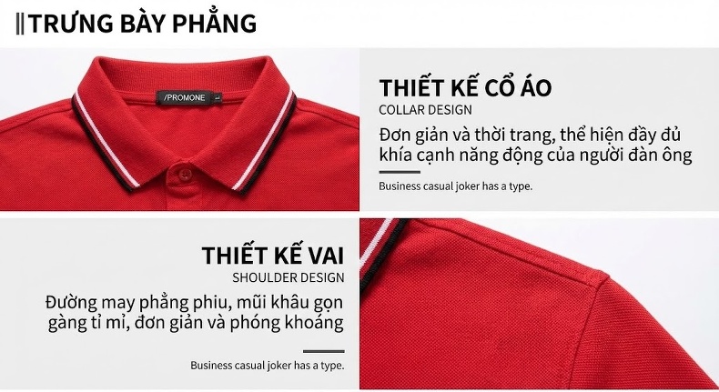 Áo Polo Nam Tay Ngắn Sợi Tơ Tằm Mát Lạnh Form Rộng Có Túi Màu Trắng, Đỏ, Xanh, Đen... chi tiết 28
