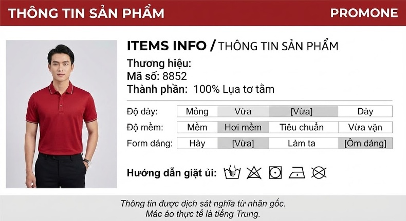 Áo Polo Nam Tay Ngắn Sợi Tơ Tằm Mát Lạnh Form Rộng Có Túi Màu Trắng, Đỏ, Xanh, Đen... chi tiết 6