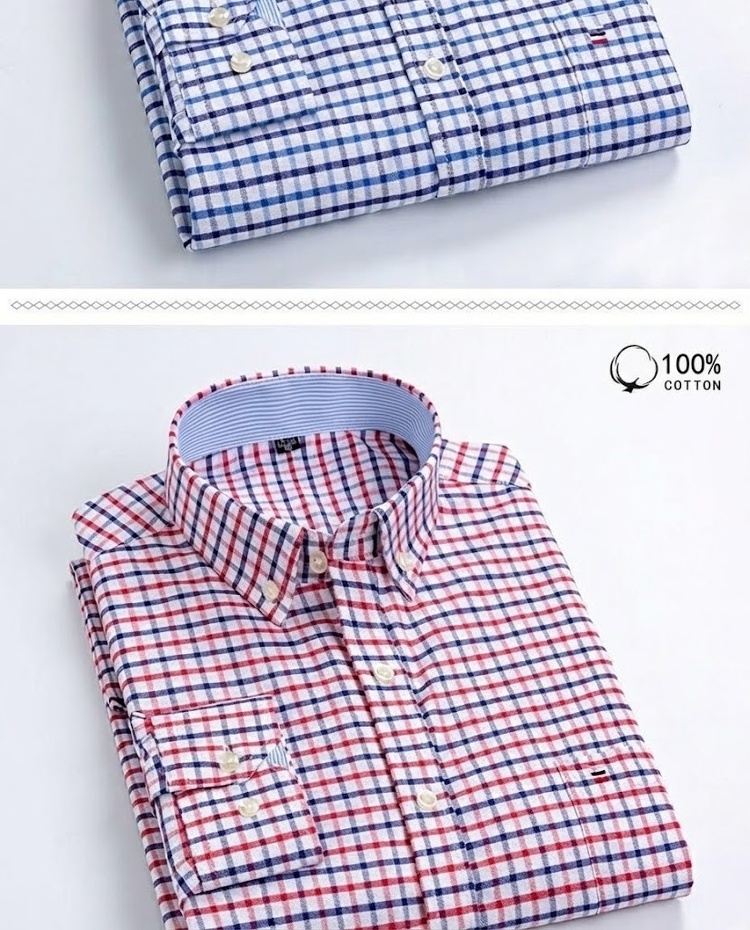 Áo Sơ Mi Dài Tay Nam Cotton Ôm Dáng Thời Trang Công Sở Màu Trắng, Xanh, Đen, Hồng... chi tiết 16