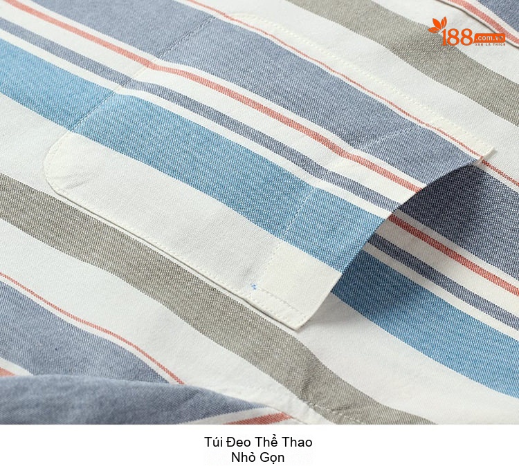 Áo Sơ Mi Dài Tay Nam Cotton Oxford Chống Nhăn Kẻ Sọc Công Sở Màu Xanh, Đen, Trắng, Xám... chi tiết 16