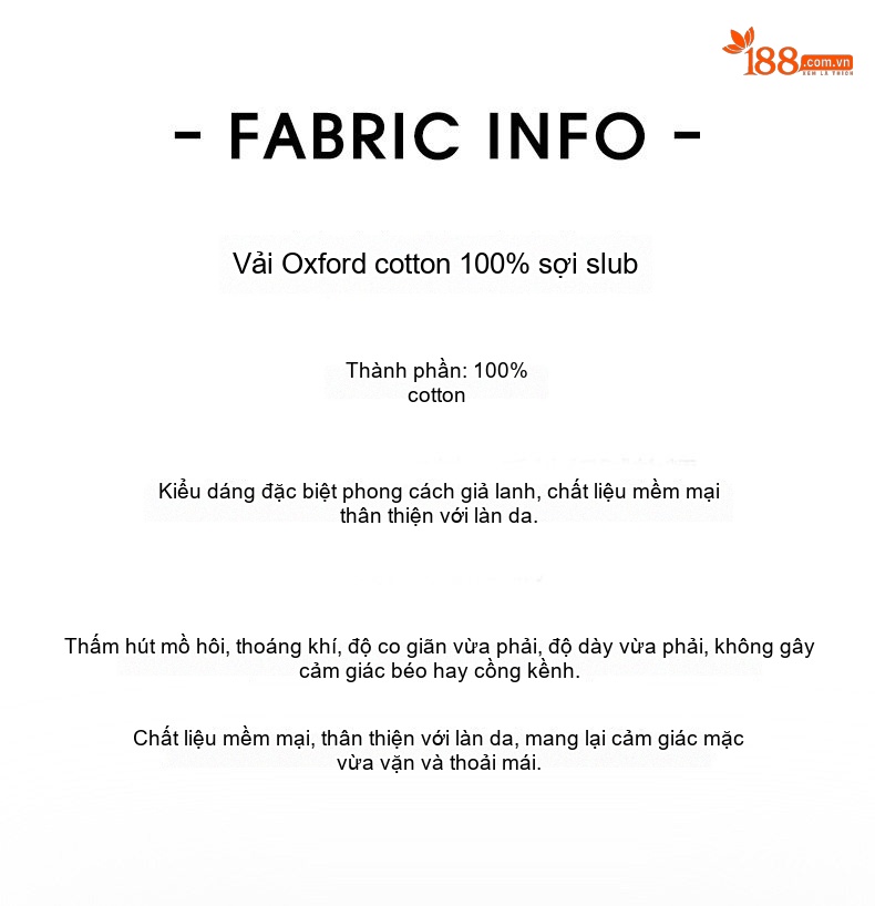 Áo Sơ Mi Dài Tay Nam Cotton Oxford Gân Tre Màu Trắng, Xám, Phong Cách Công Sở chi tiết 7
