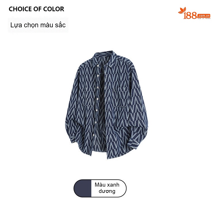 Áo Sơ Mi Dài Tay Nam Họa Tiết Sọc Caro Phong Cách Casual Màu Xanh Navy chi tiết 7