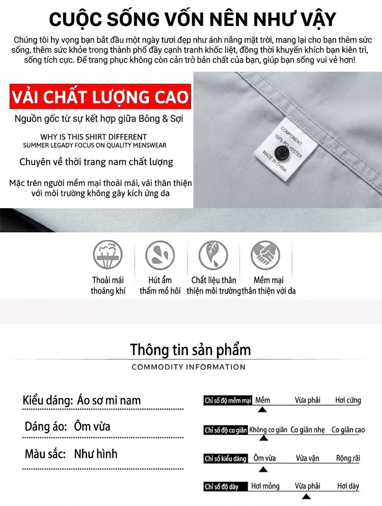 Áo Sơ Mi Dài Tay Nam In Họa Tiết Kỹ Thuật Số Phong Cách Châu Âu Màu Đen, Đỏ, Xanh Lá... chi tiết 3