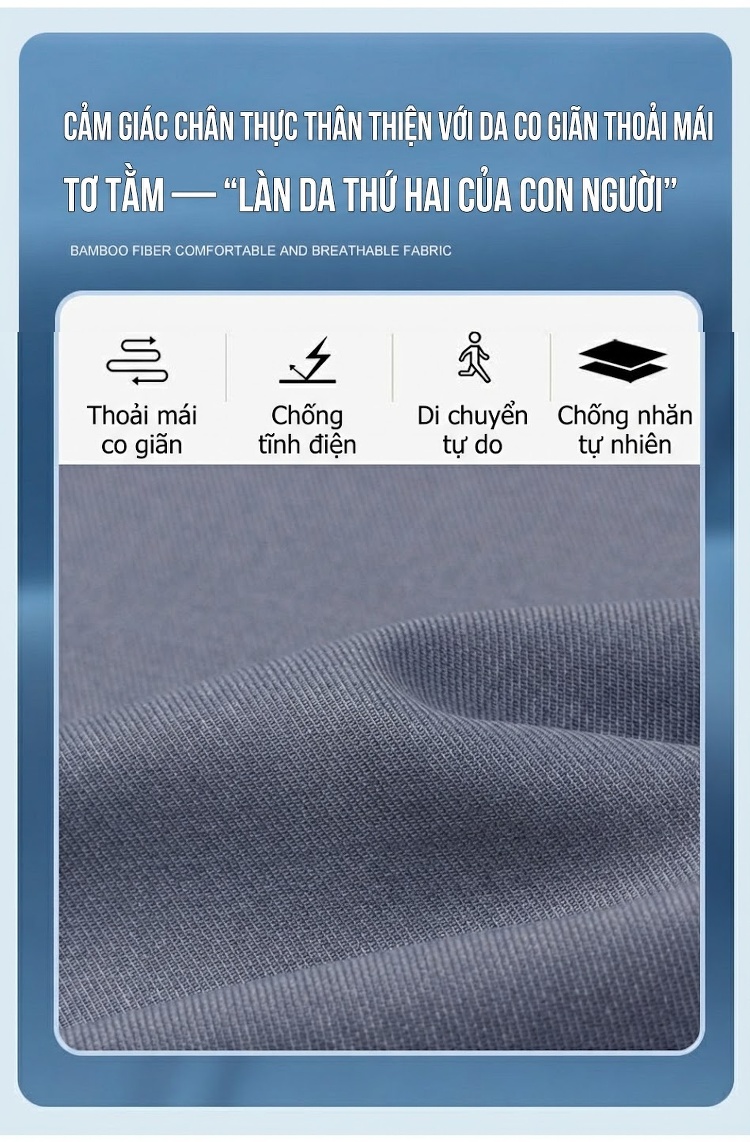 Áo Sơ Mi Dài Tay Nam Lụa Tằm Tơ Modal Màu Hồng, Đỏ, Xám, Xanh... chi tiết 2