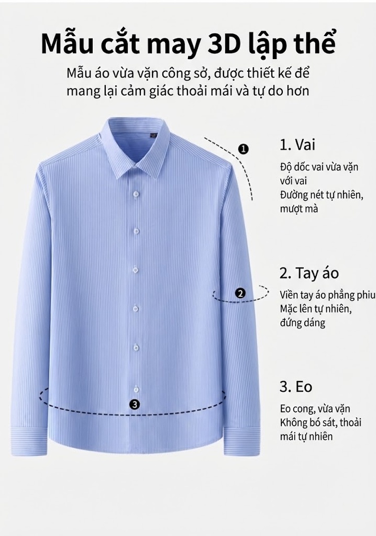Áo Sơ Mi Dài Tay Nam Lụa Tằm Tơ Modal Màu Hồng, Đỏ, Xám, Xanh... chi tiết 10