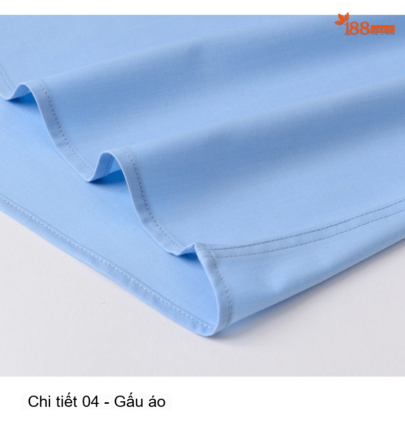 Áo Sơ Mi Dài Tay Nam Ôm Dáng Lụa Tằm Không Nhăn Màu Xanh Dương, Xám, Trắng, Xám Xanh Lá chi tiết 23