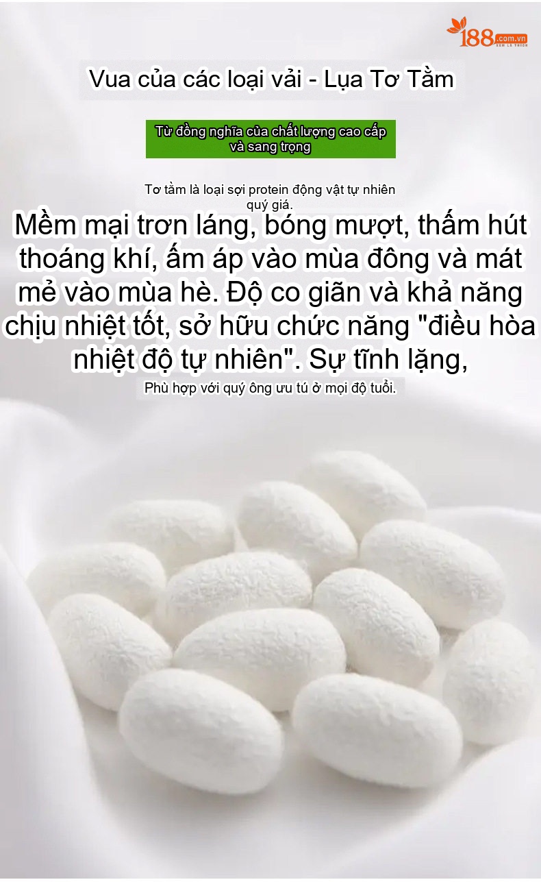 Áo Sơ Mi Dài Tay Nam Ôm Dáng Lụa Tằm Không Nhăn Màu Xanh Dương, Xám, Trắng, Xám Xanh Lá chi tiết 2