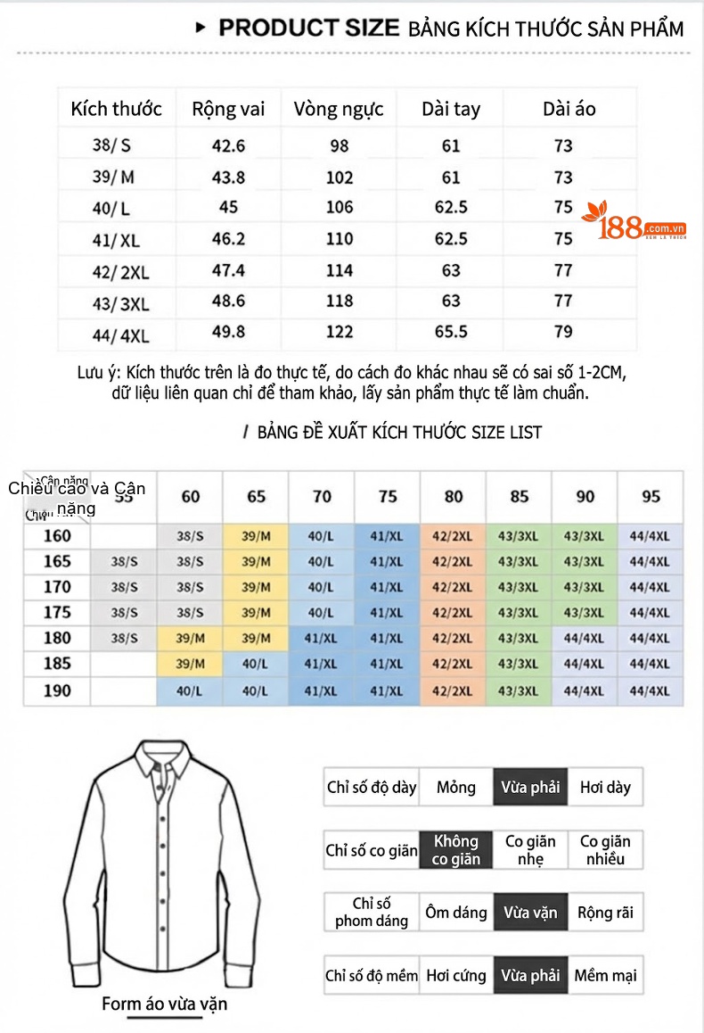 Áo Sơ Mi Nam Cotton Dài Tay Ô Vuông Kiểu Công Sở Màu Xanh Lá, Xanh Dương, Xám, Trắng... chi tiết 10