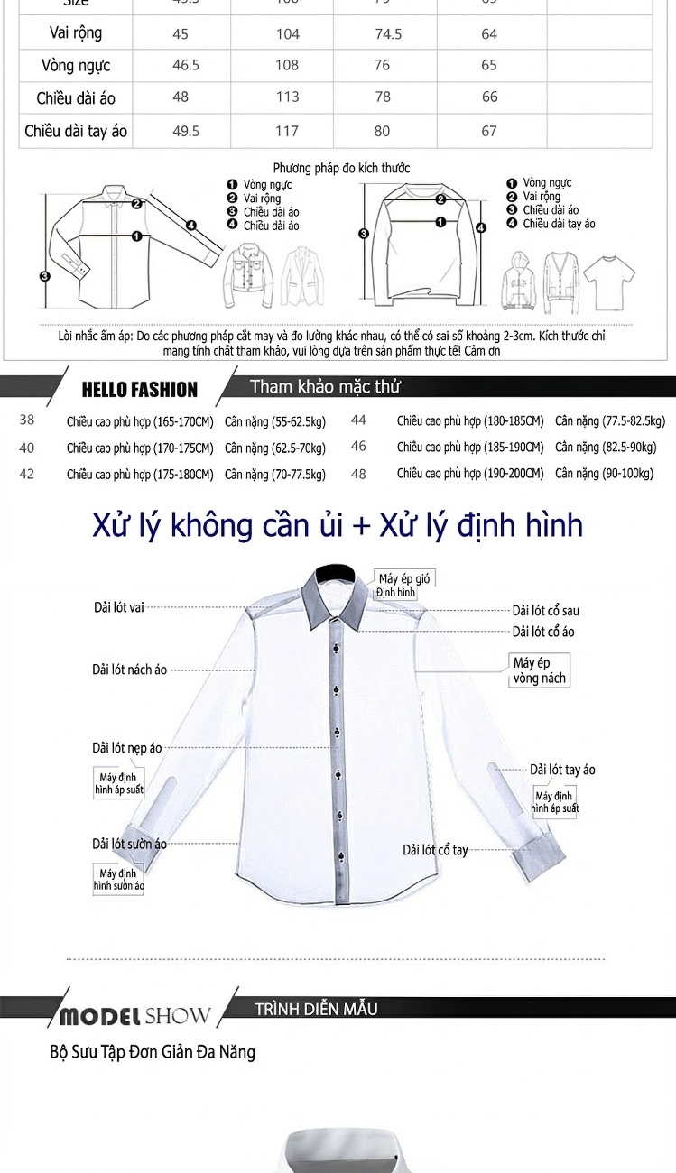Áo Sơ Mi Nam Cotton In Hoa Hồng Phong Cách Trung Hoa Form Ôm Màu Đen, Trắng, Xanh Dương, Xám chi tiết 2