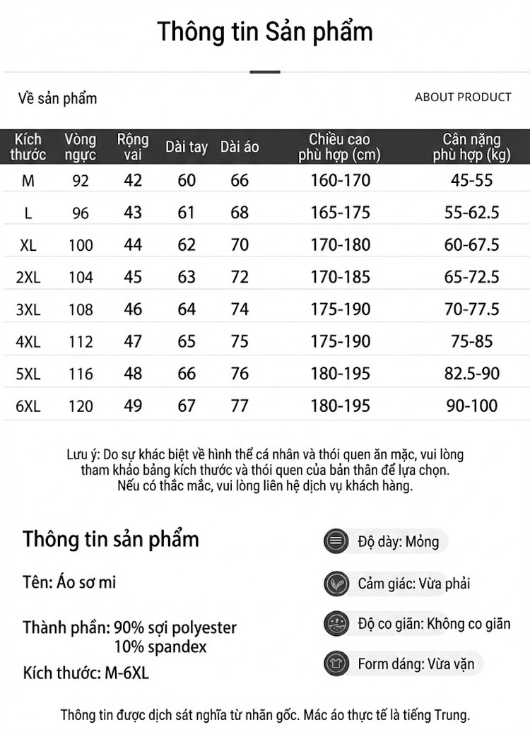 Áo Sơ Mi Nam Dài Tay In Họa Tiết Kỹ Thuật Số Cá Tính Màu Trắng, Xám, Đen chi tiết 1