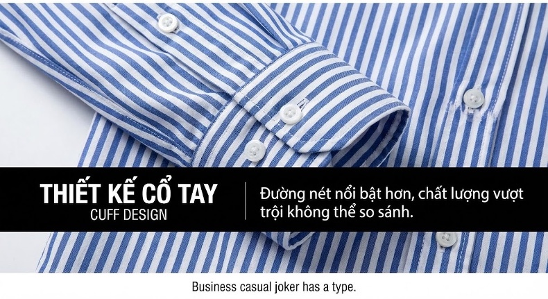 Áo Sơ Mi Nam Dài Tay Sọc Kẻ Thời Trang Chất Liệu Lông Cừu Màu Xanh Dương, Xanh Nhạt chi tiết 17