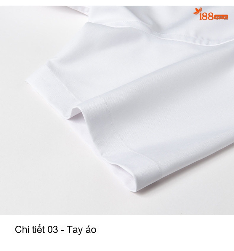 Áo Sơ Mi Nam Tay Dài Chống Thấm Nước, Chống Dầu, Chống Bẩn Màu Xanh Lam chi tiết 12