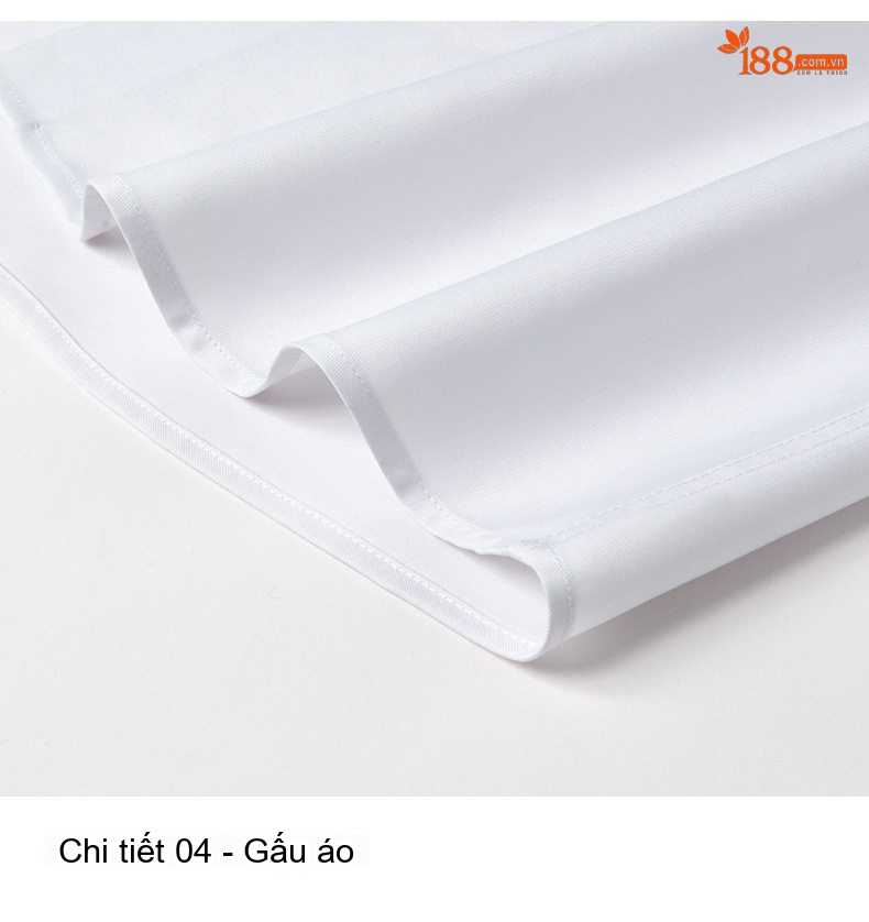 Áo Sơ Mi Nam Tay Dài Chống Thấm Nước, Chống Dầu, Chống Bẩn Màu Xanh Lam chi tiết 13