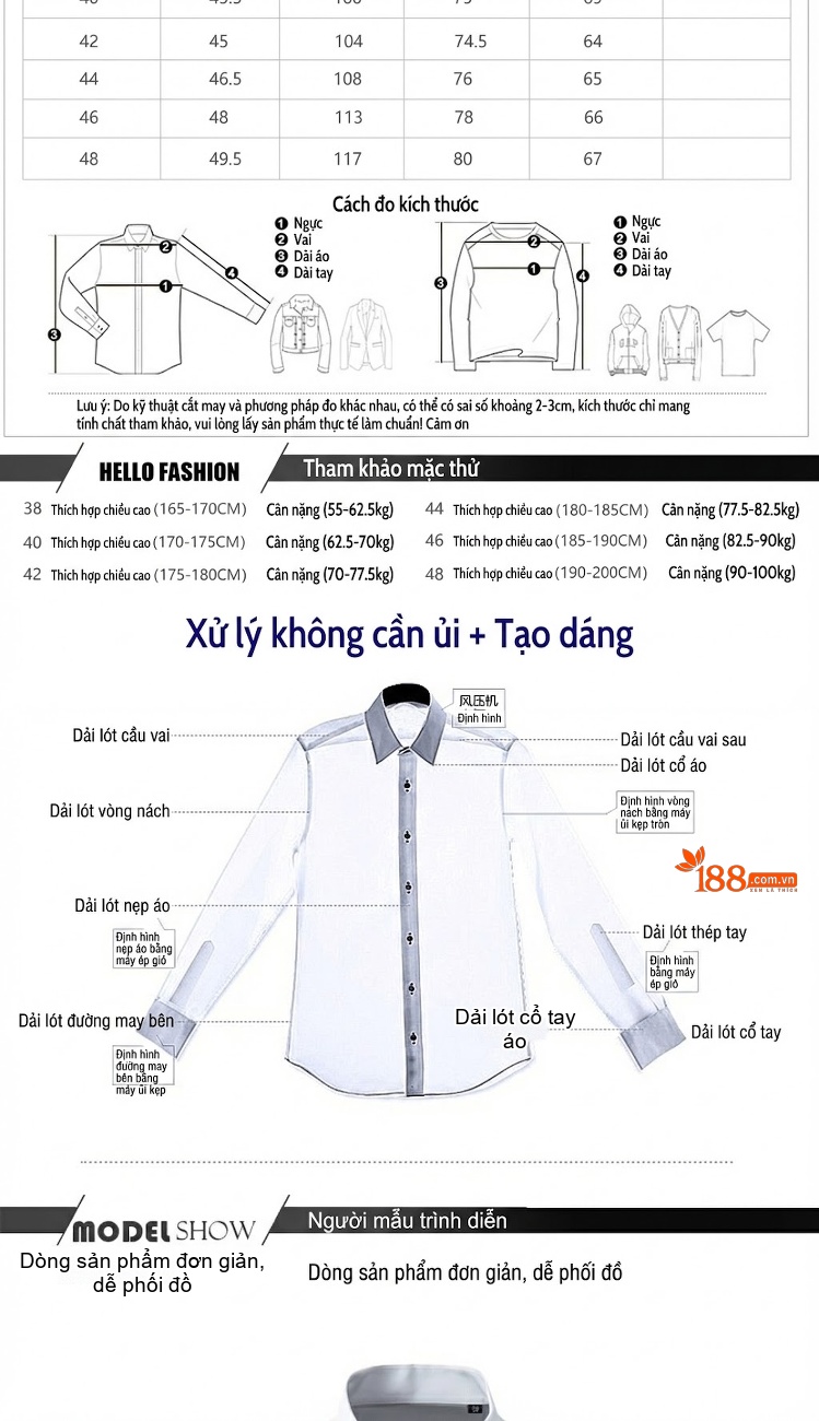 Áo Sơ Mi Nam Tay Dài Cotton Đính Hạt Thủ Công Hình Sư Tử Form Ôm Vừa Màu Đen, Trắng chi tiết 2