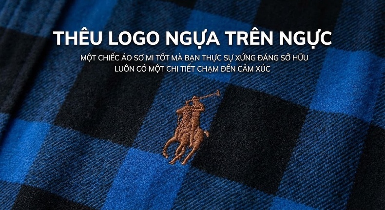 Áo Sơ Mi Nam Tay Dài Cotton Kẻ Caro Thời Trang chi tiết 18