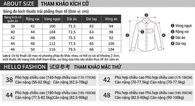 Áo Sơ Mi Nam Tay Dài Phối Màu Đen Trắng Phong Cách Thời Trang chi tiết 13