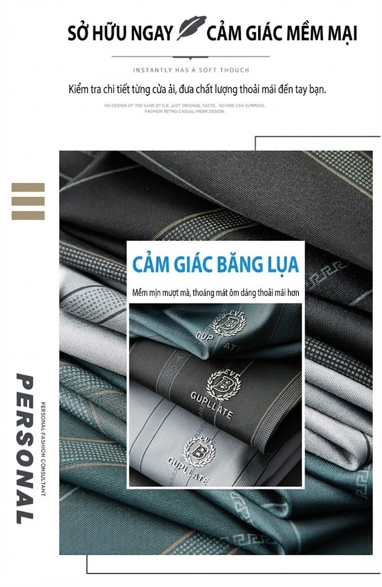 Áo Sơ Mi Nam Tay Ngắn Form Rộng Cổ chữ Vuông Kẻ Sọc Chất Liệu Băng Lụa Màu Xám, Đen, Xanh... chi tiết 1