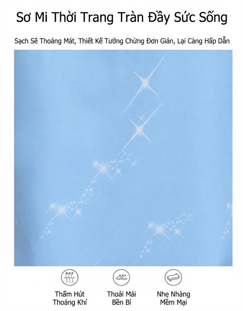 Áo Sơ Mi Nam Tay Ngắn In Họa Tiết Sợi Tre Thoáng Mát Phong Cách Hàn Quốc Màu Xanh Nhạt, Xám, Xanh Lục Nhạt chi tiết 5