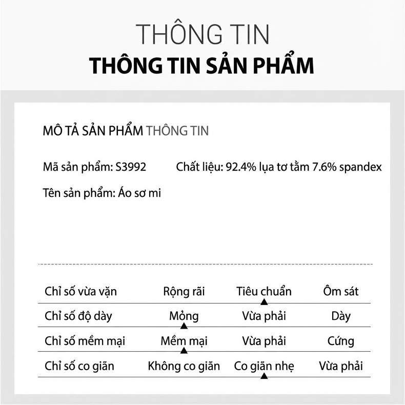 Áo Sơ Mi Nam Tay Ngắn Lụa Tằm Cao Cấp Phong Cách Doanh Nhân Màu Đen, Xám chi tiết 5